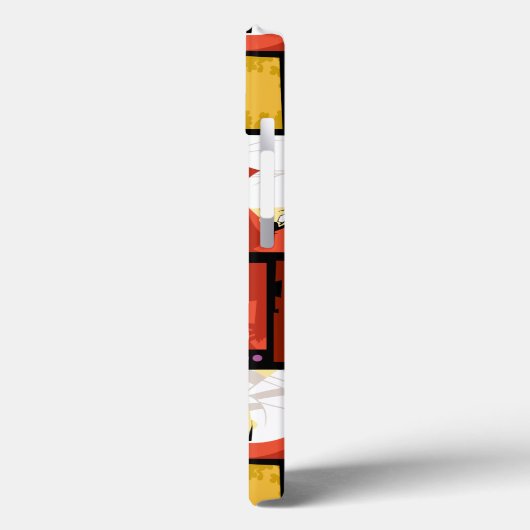 Kunstpaneelpatroon Samurai Jack & Aku Case-Mate iPhone Case (Achterkant / Links)