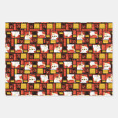 Kunstpaneelpatroon Samurai Jack & Aku Inpakpapier Vel (Voorkant)