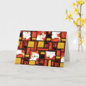 Kunstpaneelpatroon Samurai Jack & Aku Kaart (Gele Bloem)