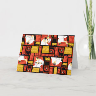 Kunstpaneelpatroon Samurai Jack & Aku Kaart