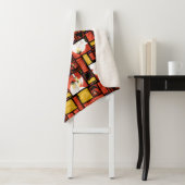 Kunstpaneelpatroon Samurai Jack & Aku Sherpa Deken (In situ)