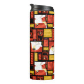 Kunstpaneelpatroon Samurai Jack & Aku Thermosbeker (Geroteerd rechts)