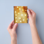 Kunstpapier met gebrande gaten flyer (Hand)