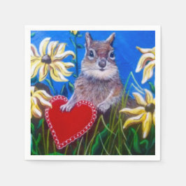 Kunstpapier napins vangen servetten