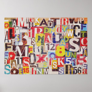 Kunstpapier voor Collage Poster of ontkoppelpapier