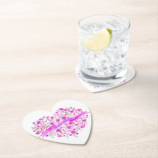 Kunstpapier vrijgezellenfeest onderzetter (Insitu)