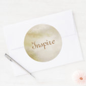 kunstpapiertextuur voor achtergrond ronde sticker (Envelop)