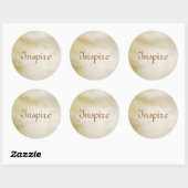 kunstpapiertextuur voor achtergrond ronde sticker (Vel)