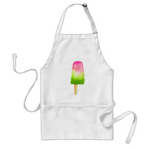 Kunstpaprika's van frambozen met pop standaard schort