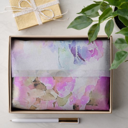 Kunstpasteien Waterverf Floral Spring Bouquet Tissuepapier (Geschenk)