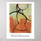 Kunstpastel voor de Pop van het stadsCubisme door Poster (Voorkant)