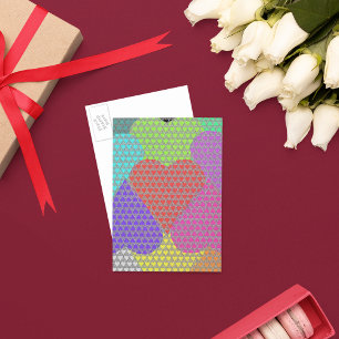 Kunstpatronen in meerkleurig Briefkaart