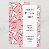 Kunstpatronen, rode harten, roze harten, liefde (Voorkant / Achterkant)