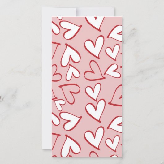 Kunstpatronen, rode harten, roze harten, liefde (Achterkant)