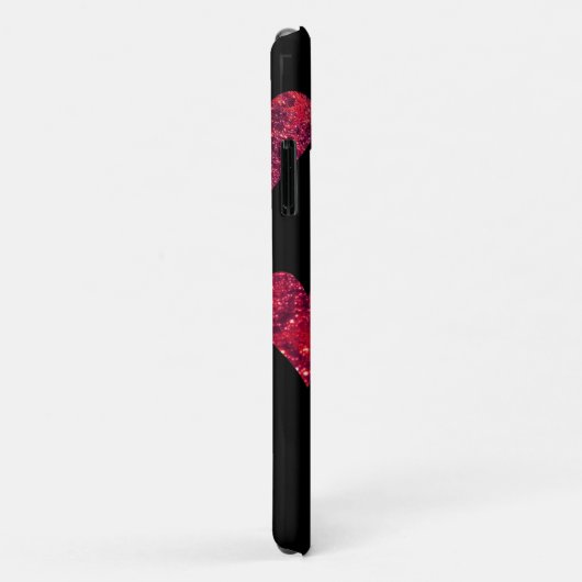 Kunstpatronen, rode harten, strooiselharten Case-Mate iPhone case (Achterkant/rechts)
