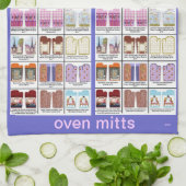 Kunstpatronen van Oven mitt op keukenhanddoek door (Gevouwen)