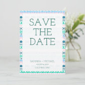 Kunstpatronen voor kotelpastel save the date (Staand voorkant)