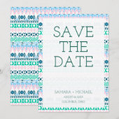 Kunstpatronen voor kotelpastel save the date (Voorkant / Achterkant)