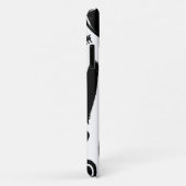 Kunstpatronen, zwarte harten, Jouw naam Case-Mate iPhone Case (Achterkant/rechts)