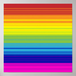 Kunstpatroon achtergrond kleurrijke regenboogstrip poster