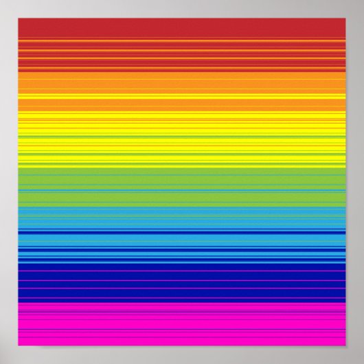 Kunstpatroon achtergrond kleurrijke regenboogstrip poster (Voorkant)