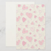 Kunstpatroon Briefpapier (Voorkant / Achterkant)