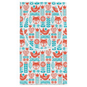 Kunstpatroon Finse vos- en vogelfolk Klein Cadeauzakje (Achterkant)