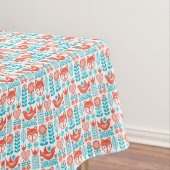 Kunstpatroon Finse vos- en vogelfolk Tafelkleed (Voorbeeld)