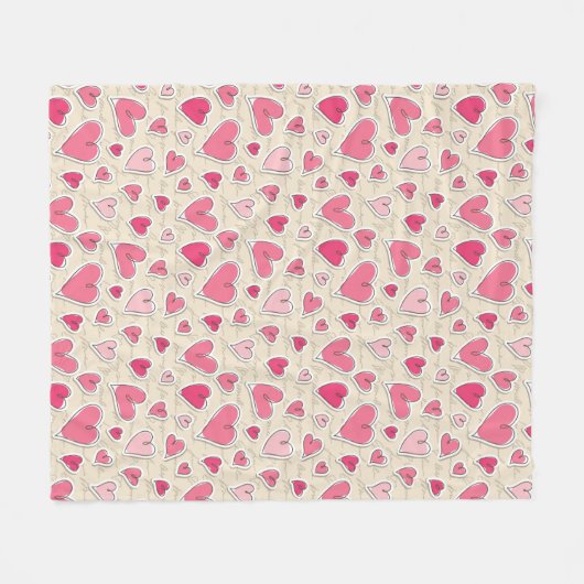 Kunstpatroon Fleece Deken (Voorkant (Horizontaal))