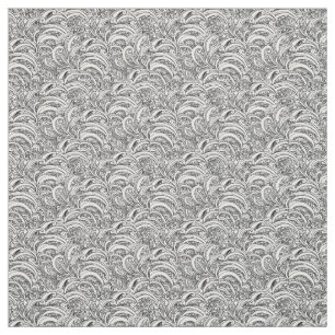 Kunstpatroon geïnkt mono paisley stof