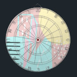 Kunstpatroon in Organic City Street Dartbord<br><div class="desc">Illustratie van City Pattern Dart Board</div>