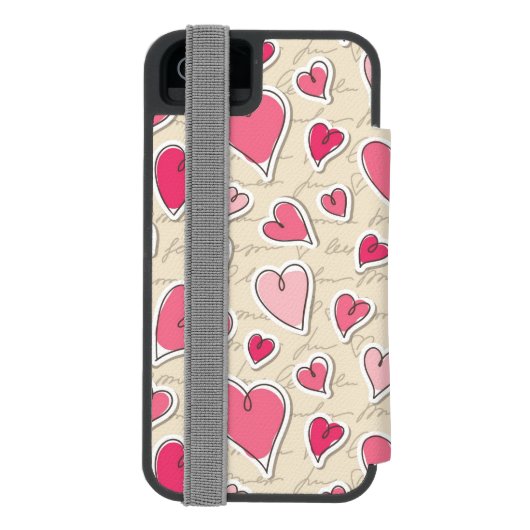 Kunstpatroon Incipio iPhone Portemonnee Hoesje (Agenda Achterkant)