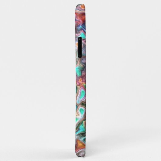 Kunstpatroon kleurige Classy Fun Paint Blur Waves Case-Mate iPhone Case (Achterkant/rechts)