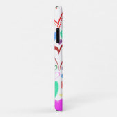 Kunstpatroon, kleurrijke harten, hartspatroon Case-Mate iPhone case (Achterkant/rechts)