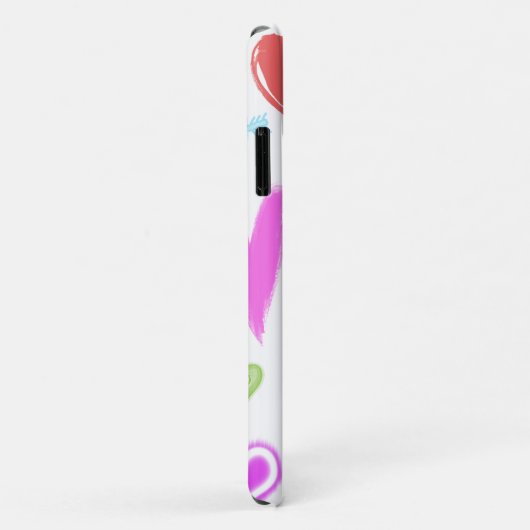 Kunstpatroon, kleurrijke harten, hartspatroon Case-Mate iPhone case (Achterkant/rechts)