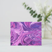 Kunstpatroon met galaxie briefkaart (Staand voorkant)