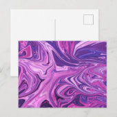 Kunstpatroon met galaxie briefkaart (Voorkant / Achterkant)