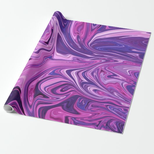 Kunstpatroon met galaxie cadeaupapier (Uitgerold)