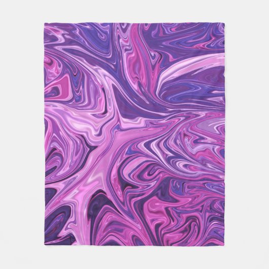 Kunstpatroon met galaxie fleece deken (Voorkant)