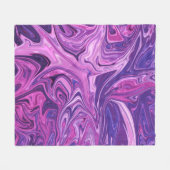 Kunstpatroon met galaxie fleece deken (Voorkant (Horizontaal))