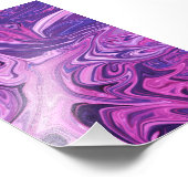 Kunstpatroon met galaxie foto afdruk (Hoek)