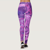 Kunstpatroon met galaxie leggings (Achterkant)