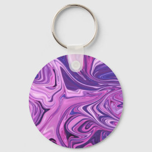 Kunstpatroon met galaxie sleutelhanger