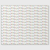 Kunstpatroon met kleurrijke feestdagen cadeaupapier (Vlak)