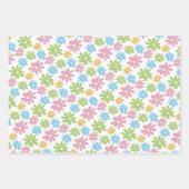 Kunstpatroon met kleurrijke restanttierlantaarn inpakpapier vel (Voorkant)