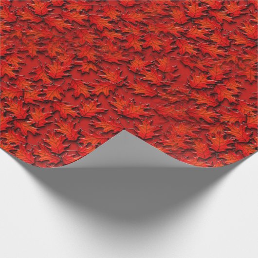 Kunstpatroon met Natuur van eikel Cadeaupapier (Hoek)