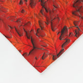 Kunstpatroon met Natuur van eikel Fleece Deken (Hoek)