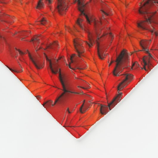 Kunstpatroon met Natuur van eikel Fleece Deken (Hoek)