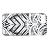Kunstpatroon met Samoaans tattoo Case-Mate iPhone Case (Achterkant (Horizontaal))