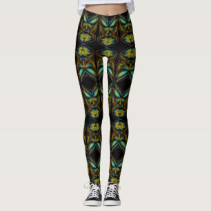 Kunstpatroon met tattoos stammen voor leggings